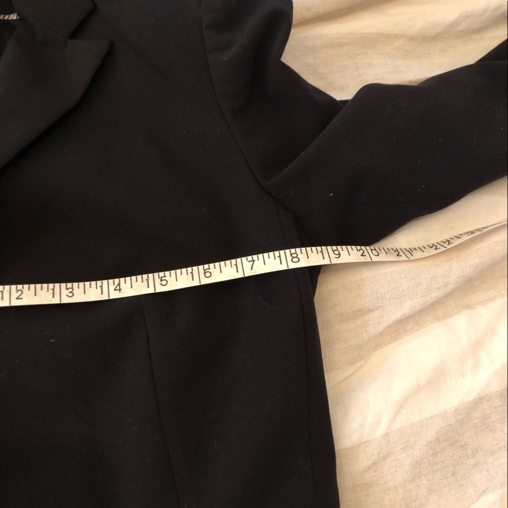 90s Calvin Klein blazer, black, size 10 - Picture 7 of 9